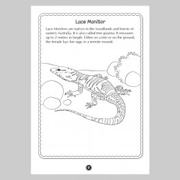 Australian REPTILES Colour and Learn MM50685