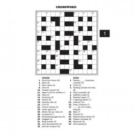 160 Pages Cross Word Book BLUE (MM50715)