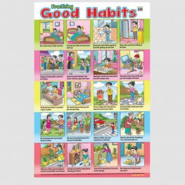 Good Habits - Educational Chart (MM58297)  Good Habits - Educational Chart (MM58297)