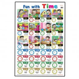 Fun With Time - Educational Chart (MM58334)  Fun With Time - Educational Chart (MM58334)