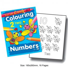 Fun with Lively Colouring Numbers 1-20 (MM68737)  Fun with Lively Colouring Numbers 1-20 (MM68737)