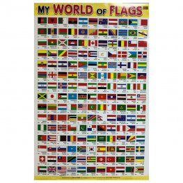 My World of Flags - Educational Chart (MM69130)  My World of Flags - Educational Chart (MM69130)