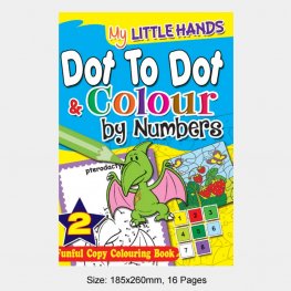My Little Hands Dot To Dot & Colour by Numbers Book 2 (MM74959)  My Little Hands Dot To Dot & Colour by Numbers Book 2 (MM74959)