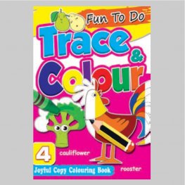 Fun To Do Trace & Colour Colouring Book 4 (MM75017)  Fun To Do Trace & Colour Colouring Book 4 (MM75017)