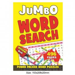496 Pages Word Search Book Yellow (MM88803)  496 Pages Word Search Book Yellow (MM88803)