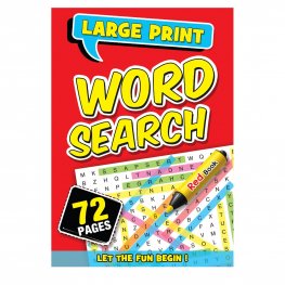 72 Pages Word Search Book Red (MM89107)  72 Pages Word Search Book Red (MM89107)