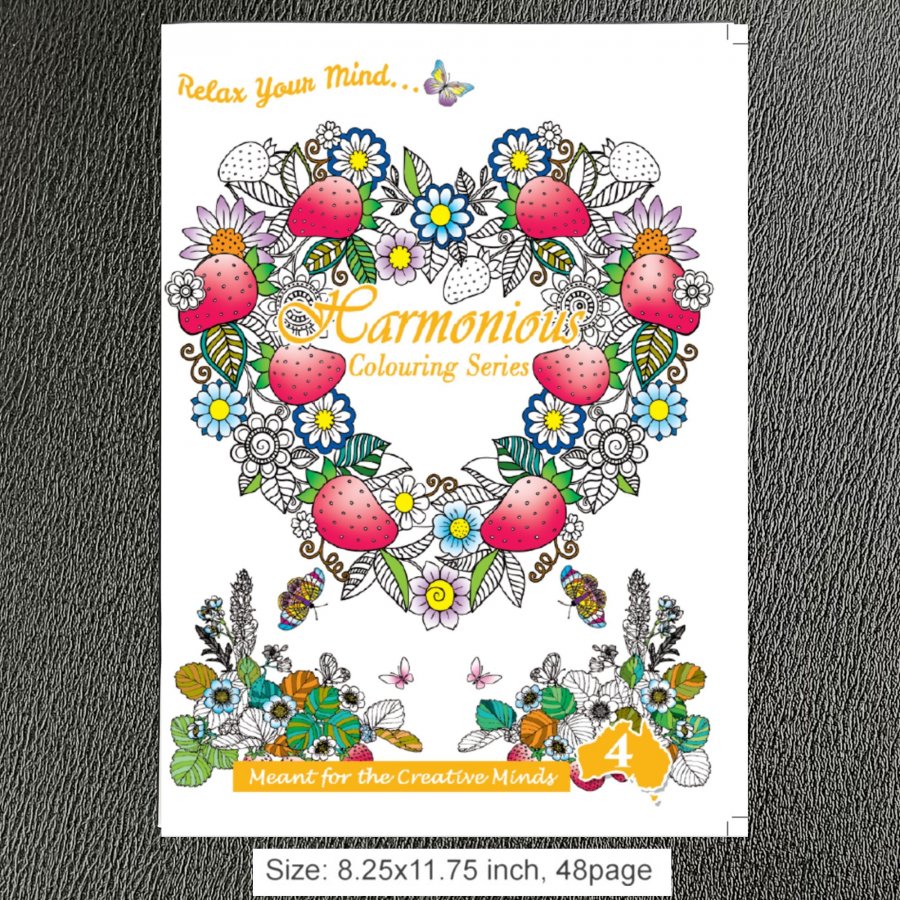 48 Pages Harmonious Colouring Series 4 (MM93203)