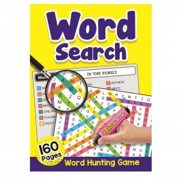160 Pages Word Search Book Yellow (MM93609)  160 Pages Word Search Book Yellow (MM93609)