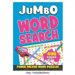 496 Pages Word Search Book Blue (MM99304)  496 Pages Word Search Book Blue (MM99304)