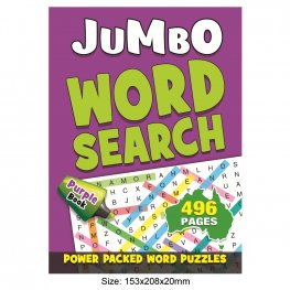 496 Pages Word Search Book Purple (MM99502)  496 Pages Word Search Book Purple (MM99502)