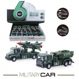 6" Diecast Models Military Rocket Battle Vehicle (2 Assorted) MY2461D-12  6" Diecast Models Military Rocket Battle Vehicle (2 Assorted) MY2461D-12