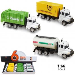 1:66 City Truck A (3 Assorted, Pull Back Action) MY2569D-12  1:66 City Truck A (3 Assorted, Pull Back Action) MY2569D-12