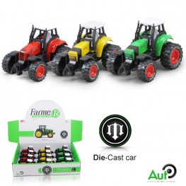 3" Diecast Models Farm Tractor A (3 Colours Assorted) MY2573D-12  3" Diecast Models Farm Tractor A (3 Colours Assorted) MY2573D-12