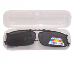 Clip on Polarized Sunglasses with Case PM6084  Clip on Polarized Sunglasses with Case PM6084