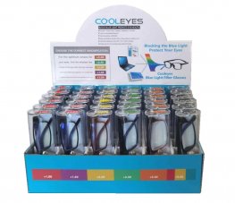 36 Blue Light Filter Reading Glasses with Case (Mixed strength) in Display Box Package R9188/89-CD36