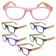 Fashion Unisex Plastic Reading Glasses 4 Style Asstd R9228-31