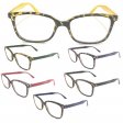 Fashion Unisex Plastic Reading Glasses 4 Style Asstd R9232-35