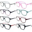 Fashion Unisex Plastic Reading Glasses 4 Style Asstd R9250-53