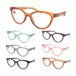 Unisex Fashion Spring Arm Plastic Reading Glasses 4 Style Asstd R9258-61