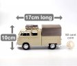 1:24 VW Type 2 (T1) - Pick-up with Roof Rack, Suit Case & Tarapauline Cover (Savannen Beige) MM79553SB