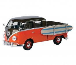 1:24 Volkswagen Type 2 (T1) - Service Pick-up with Surfboard (Black with Orange) MM79560SB 1:24 Volkswagen Type 2 (T1) - Service Pick-up with Surfboard (Black with Orange) MM79560SB