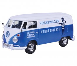 1:24 Volkswagen Type 2 (T1) - Delivery Van - Kundenienst (White with Blue) MM79573DK 1:24 Volkswagen Type 2 (T1) - Delivery Van - Kundenienst (White with Blue) MM79573DK