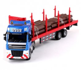 1:50 Log Transporter Truck (6 Pcs/ Box) Heavy Die cast Model DC-620034  1:50 Log Transporter Truck (6 Pcs/ Box) Heavy Die cast Model DC-620034