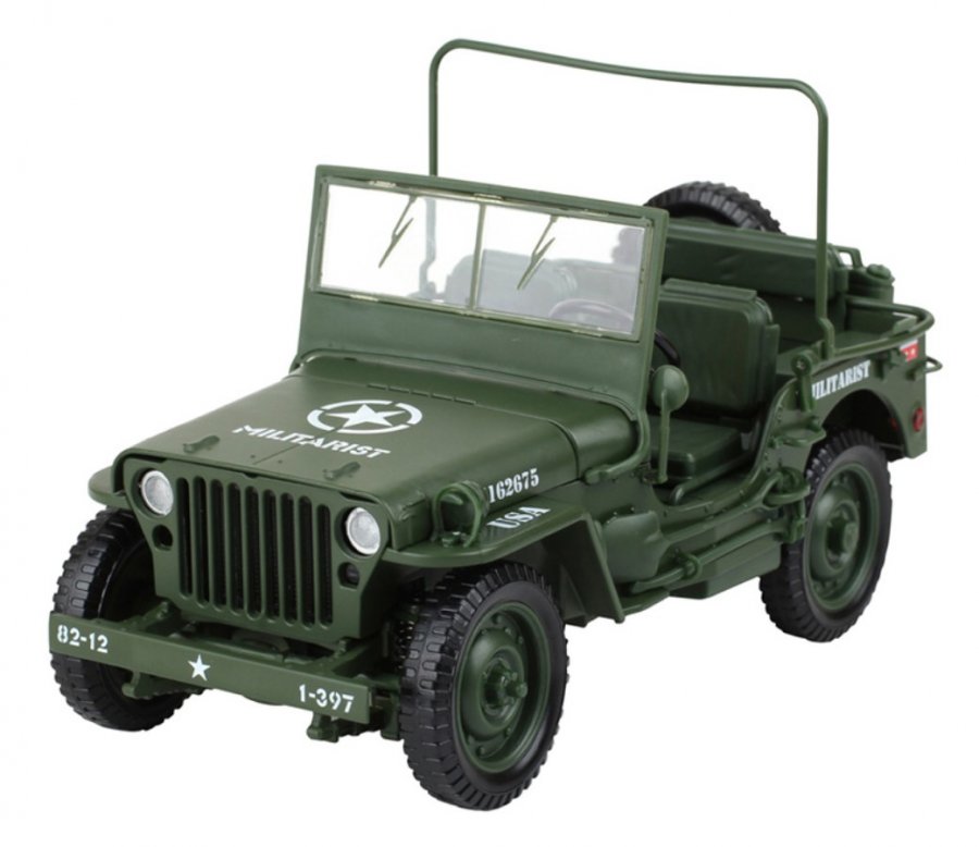 Tactical Jeep - 1:18 Heavy Diecast Model KDW685006W