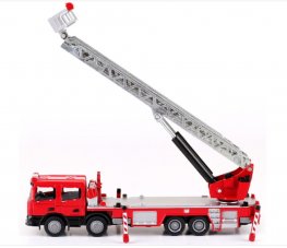 1:50 Ladder Fire Engine Truck Heavy Die cast Model KDW625012W  1:50 Ladder Fire Engine Truck Heavy Die cast Model KDW625012W