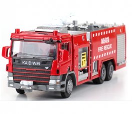 1:50 Water Tank Fire Engine Heavy Die cast Model KDW625013W  1:50 Water Tank Fire Engine Heavy Die cast Model KDW625013W