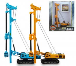 1:64 Rotary Drilling Rig Crawler Construction Piling Machinery (Yellow) KDW625021W  1:64 Rotary Drilling Rig Crawler Construction Piling Machinery (Yellow) KDW625021W