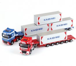 1:50 Container Truck (Blue) Heavy Diecast Model KDW625022W  1:50 Container Truck (Blue) Heavy Diecast Model KDW625022W