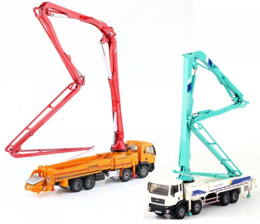 1:75 Concret Pump Truck (White) Heavy Diecast Model KDW625025W