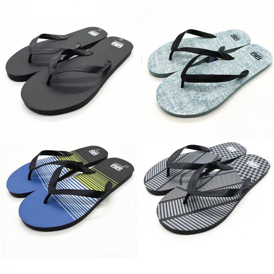 Mens Beach Thongs 4 Style Mixed MM01