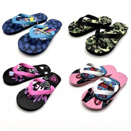 Kids Thongs (3-8Y) 4 Style Mixed KM06