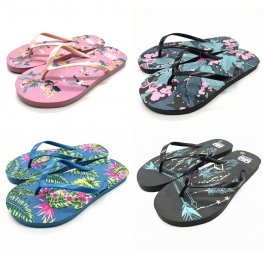 WM09 Ladies Beach Thongs 4 Style Mixed Size  WM09 Ladies Beach Thongs 4 Style Mixed Size