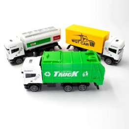 1:64 Diecast City Transport Vehicle, 3 Style Mixed WGT2427-12 1:64 Diecast City Transport Vehicle, 3 Style Mixed WGT2427-12