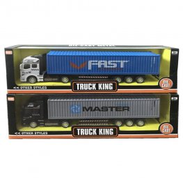 1:50 Diecast Container Truck, 2 Style Mixed Window Box WGT2450-1  1:50 Diecast Container Truck, 2 Style Mixed Window Box WGT2450-1