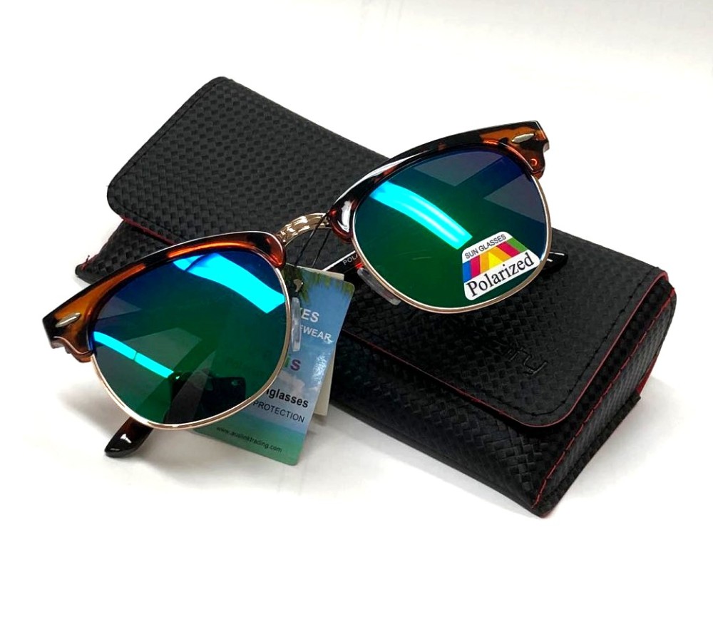 Fashion Polarized Sunglasses with Black Magnetic Case