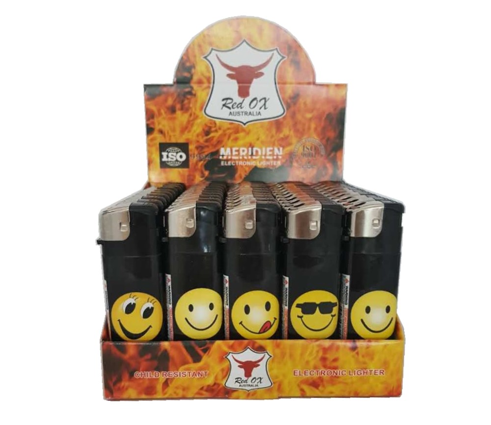 Smiley Electroni Gas Refillable Lighters RF-834-Smiley