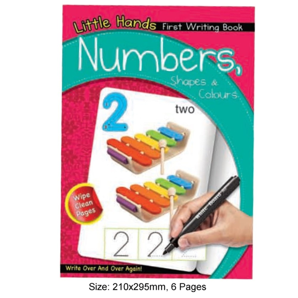 Little Hands First Writing Book Numbers Shapes & Colours (MM17165)
