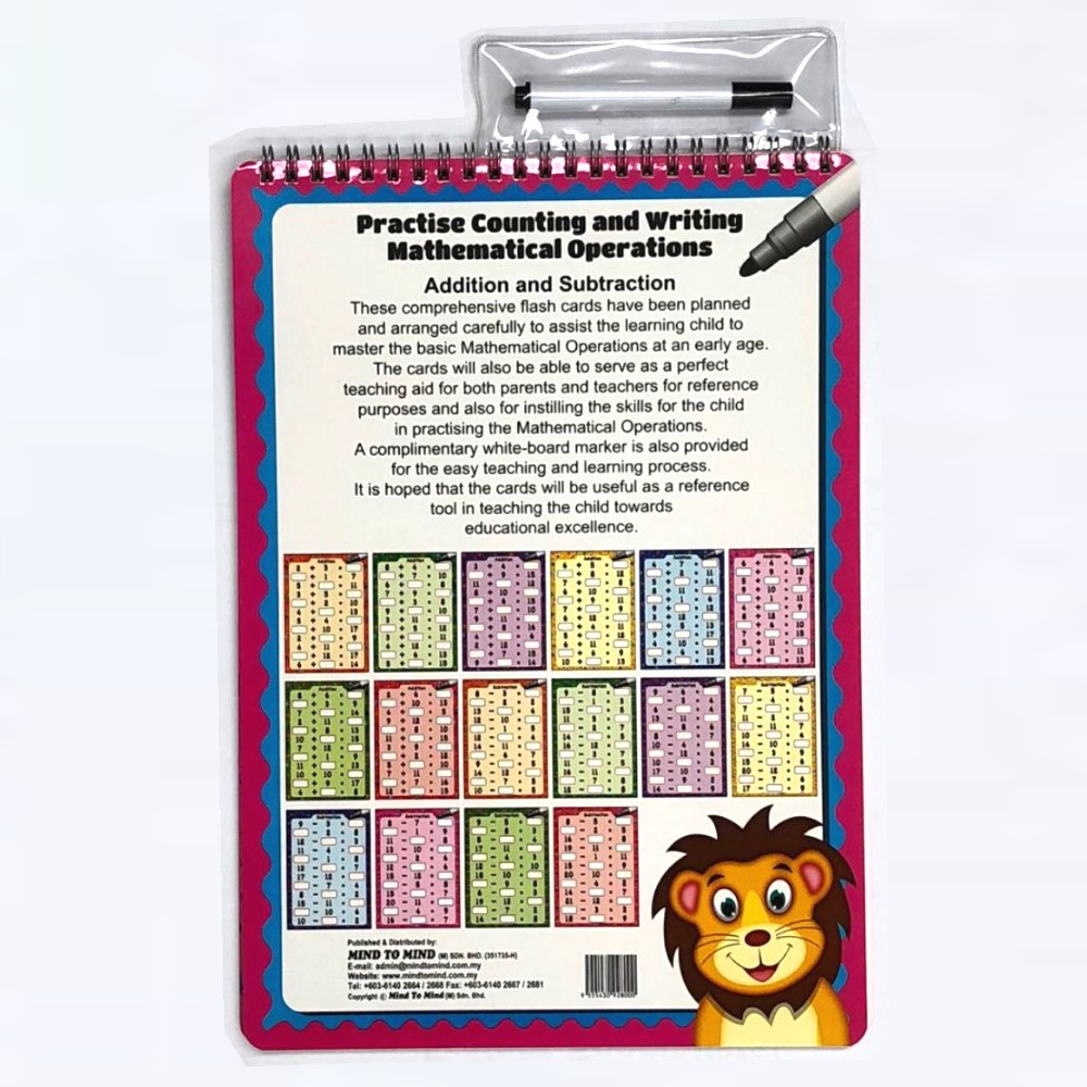 Flip Flash Practise Counting and Writing Mathematical Operations ...