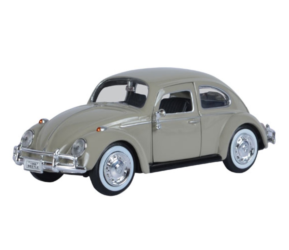 1:24 1966 Volkswagen Classic Beetle (Savannah Beige) MM73223SB