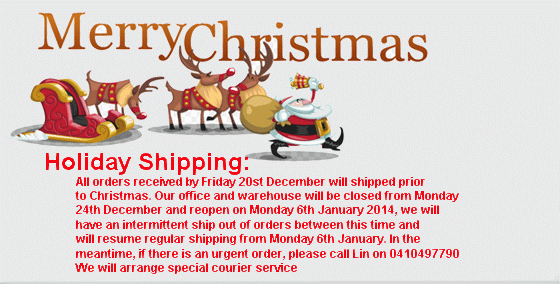 Christmas and New Year Holiday Shipping 2013-2014
